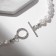 The necklace "Pearl beads" emoticons, yellow-white color, 40 cm