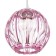 Lamp Bayerlux 8330/1, 1he27 15W, pink 23x21+60 cm