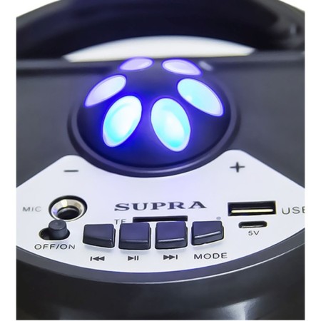 Supra SMB-330 Black 20W FM USB BT mines-1