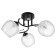 Chandelier 2003/3 E27 60W black 45x45x25 cm Bayerlux