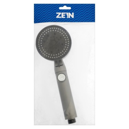 Shower watering can Zein Z3541, D = 90 mm, 5 modes, button "Stop", removable top, graphite-10