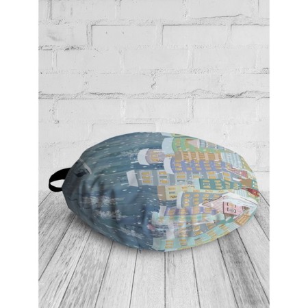 Pillow Siddle "New Year's Eve", decorative, d = 52 cm-1