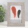 Photo frame Plastic 10x15 cm "Rombs. Texture of a tree" gray 18.5x13.5 cm
