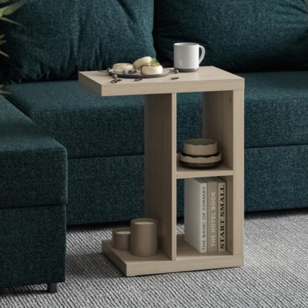 Enkel T, 470 × 300 × 600 mm, vestiburat, white oak color