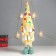 Interior light doll "Grandma in a bright outfit, with a pencil" 52x13x12 cm