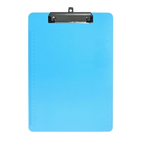A4 -clamping tablet with a4 plastic format, tinted, with a ruler, mix-1
