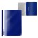 A4 180 μm folder, Erichkrause "Diamond Total Blue", with embossing, transparent top, blue