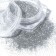 Sparkles for decor, reflective, medium, silver color