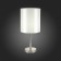 Evoluce bedside lamp. Sle107304-01. Noia. 1x40 W, E14, 20x20x43.5 cm, Nickel color