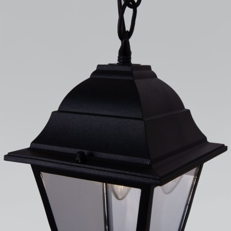 Street suspended lamp Elektrostandard, Fuga, 150x150x780 mm, E27, black color-2