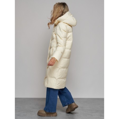 Coat insulated winter female, size 46, color light-beige-20