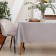 Grey tablecloth "GREY" Tsv. Sery, 142*283 +/- 3 cm, 115 ± 10 g, 100% of the p/e
