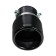Duffer for a muffler 13.5 × 7.5 cm, planting 60 mm, beveled, black glossy