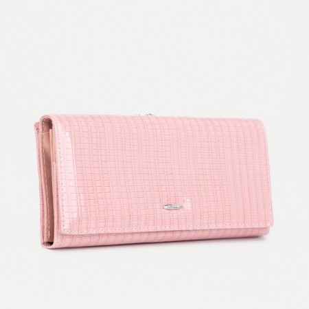 Women's wallet on magnets, powder color