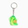 New Year's keychain for keys, voluminous "New Year: a snake with a coin" 2.7 x 8.5 cm
