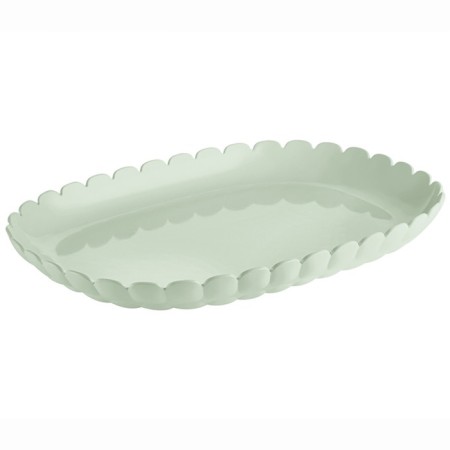 Serving tray Guzzini Tiffany, size 32x22.5 cm, green color