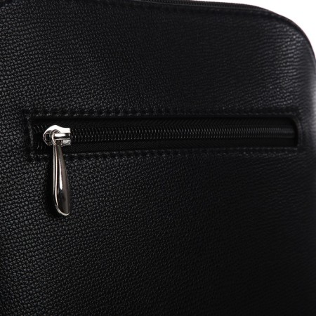 Women's bag over the shoulder Textura, small size, black color-3