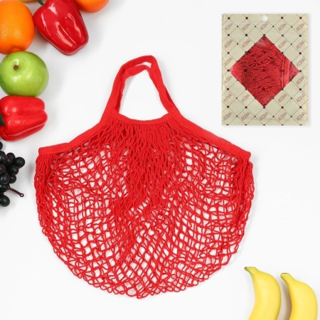 ALOSKA 37 x 20 cm, handle 12 cm, cell 1.5 cm, red-4