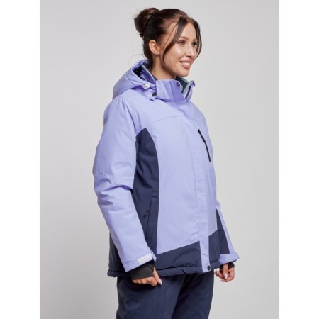 Ski jacket women's winter, size 52, purple color-2