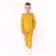 Kit for children (sweatshirt, trousers), mustard color, height 104 cm
