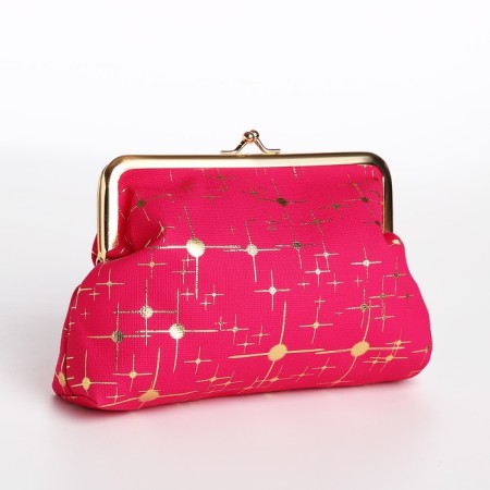 Cosmetic bag, raspberry color
