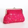 Cosmetic bag, raspberry color