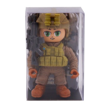 FUNKY TOYS figure "Special Forces", in brown form, 8 cm, mix-8
