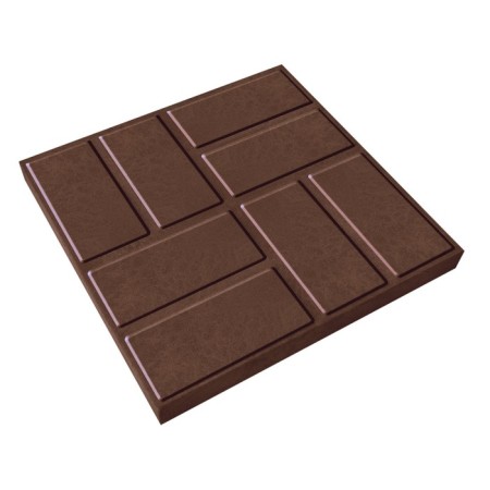 PPC tile is pavement, 33 × 33 × 3 cm, brown, "reinforced"-1