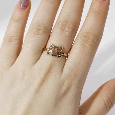 The ring "Fox" is the edge, the color is gold, dimensionless-1