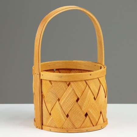 Wicker basket, 16 x 12.5/25 cm, sequoia