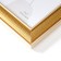 Photo frame plastic 13x18 cm "Small mesh" gold with double gold stroke 21x16 cm