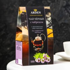 Black Arden tea with thyme, in Sasha bags 8 x 12.5 g