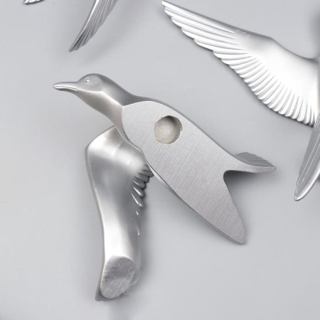 Souvenir Polystone Wall Decor "Seagull" mix silver-3