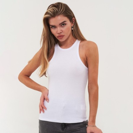 T -shirt female, white color, size 46