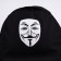 School youth backpack, lightning department, n/pocket, “mask”, black, 33x13x37