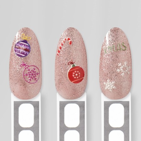 Nail stickers 8*6cm New Year's toys Z-A1189 multi-vod-volume Subway qf-3
