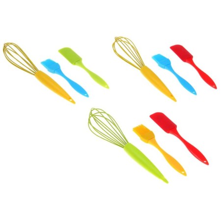 Set for baking the share "Summer", 3 objects: spatula, brush, corolla, color mix-5