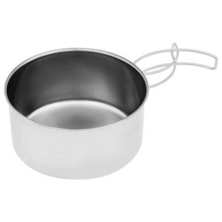 Set of dishes Maclay, hiking: 2 circles, 2 bowls, pan, 2 pots, stainless steel-11
