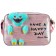 Children's bag with a zipper, 6x11x13 cm, adjustable belt, pink mix