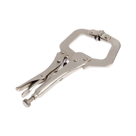 Hand tundra clamp, point capture, movable sponges, with a latch, 150 mm-3