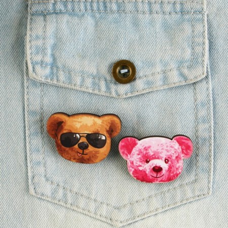Wooden icons “Love is when”, 2 pcs.-6