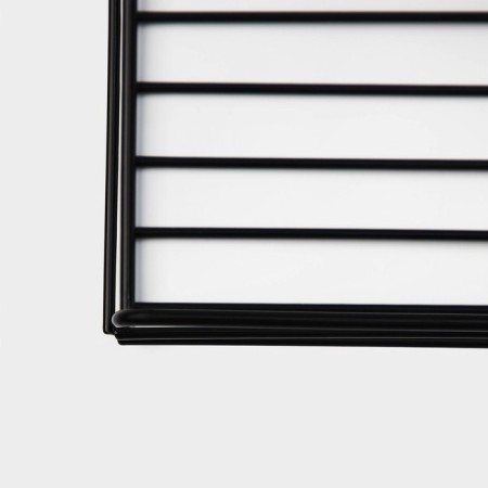 Shelf on Velcro Dolyan, 26.5 × 11 × 5 cm, black color-4