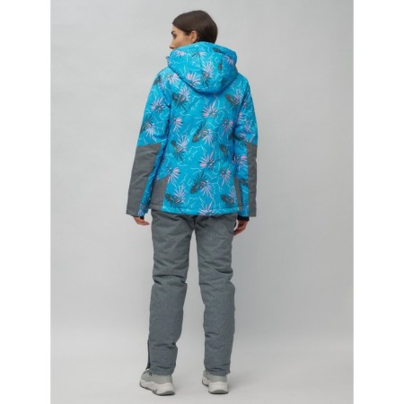 Ski suit female, size 48, blue color-23