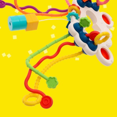 A toy developing "crab" for kids, a pulling with a sorter-5