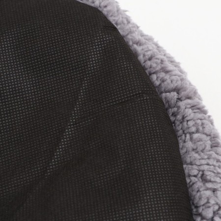 Lesse for dogs and cats "Comfort", soft fur, 45 x 35 x 11 cm, gray-4