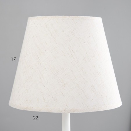 Eleanor desktop lamp 1x15W E27 white 22x22x42cm-5