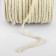 Weaving cord, cotton, d = 4 mm, 50 ± 1 m, without core, white color