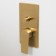 The shower system wasserkraft a55201, built -in, tropical shower, gold color