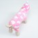 The jumpsuit "Love" with a hood, size M (DS 30 cm, og 40 cm, osh 30 cm), pink