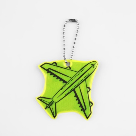 The reflective element "Airplane", bilateral, 5.8 × 5.8 cm, color mix-2